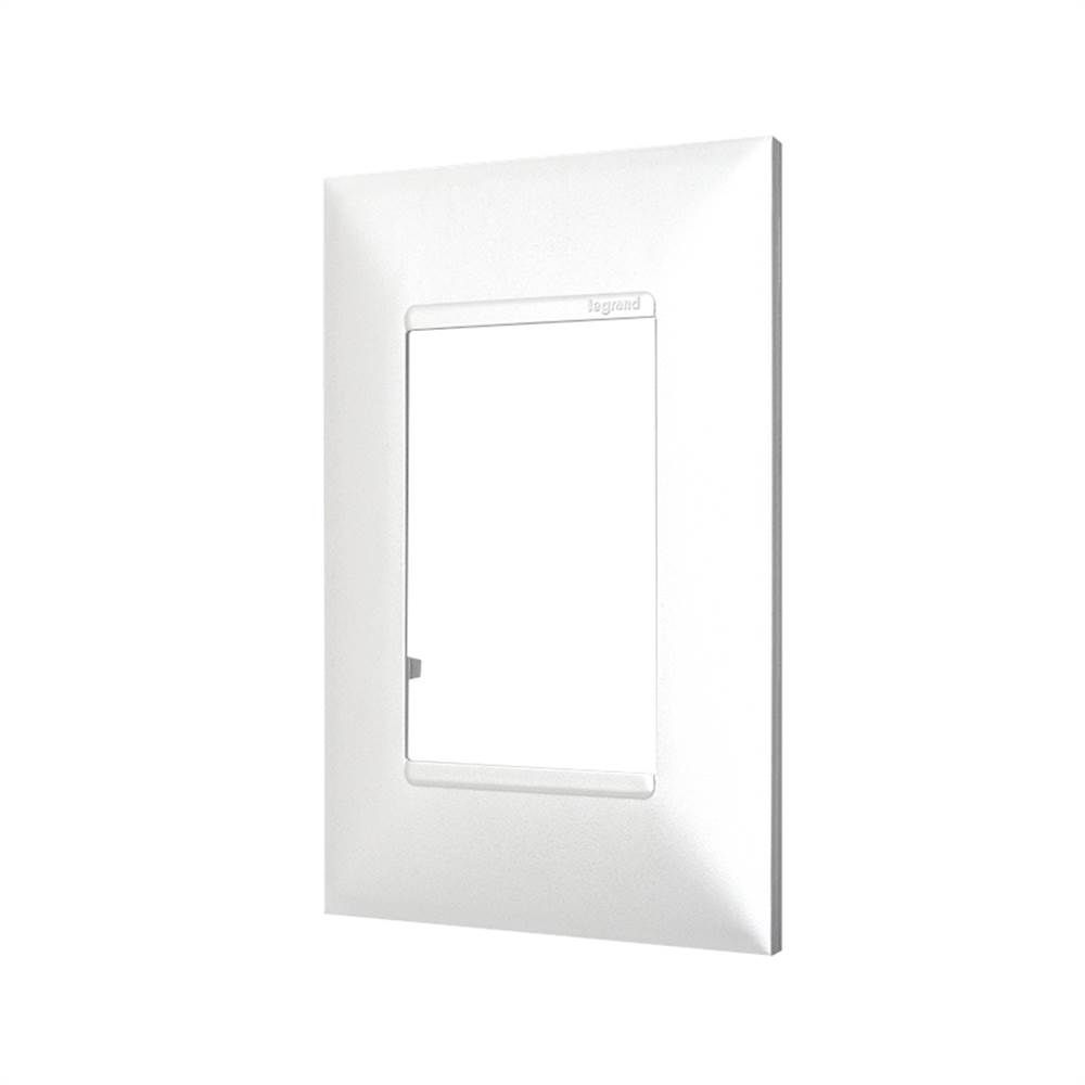 Placa PVC para 3 Módulos 4x2 Perola Linha Pial PLUS Mais