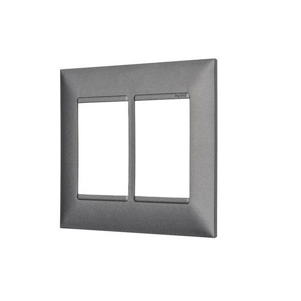 Placa PVC para 6 Módulos 4x4 Alumínio Linha Pial PLUS Mais