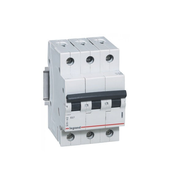 Disjuntor Termomagnético Fixo Tripolar RX3 C 50A 5 KA/3 KA 220/380VCA DIN