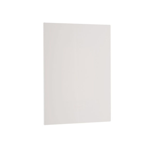 Placa Sobrepor Cega 4x2 Branca PVC Arteor