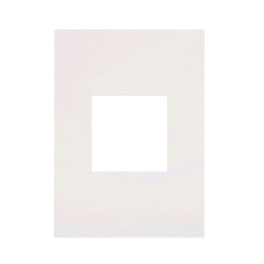 Placa Sobrepor 2 Módulos 4x2 Branca PVC Arteor