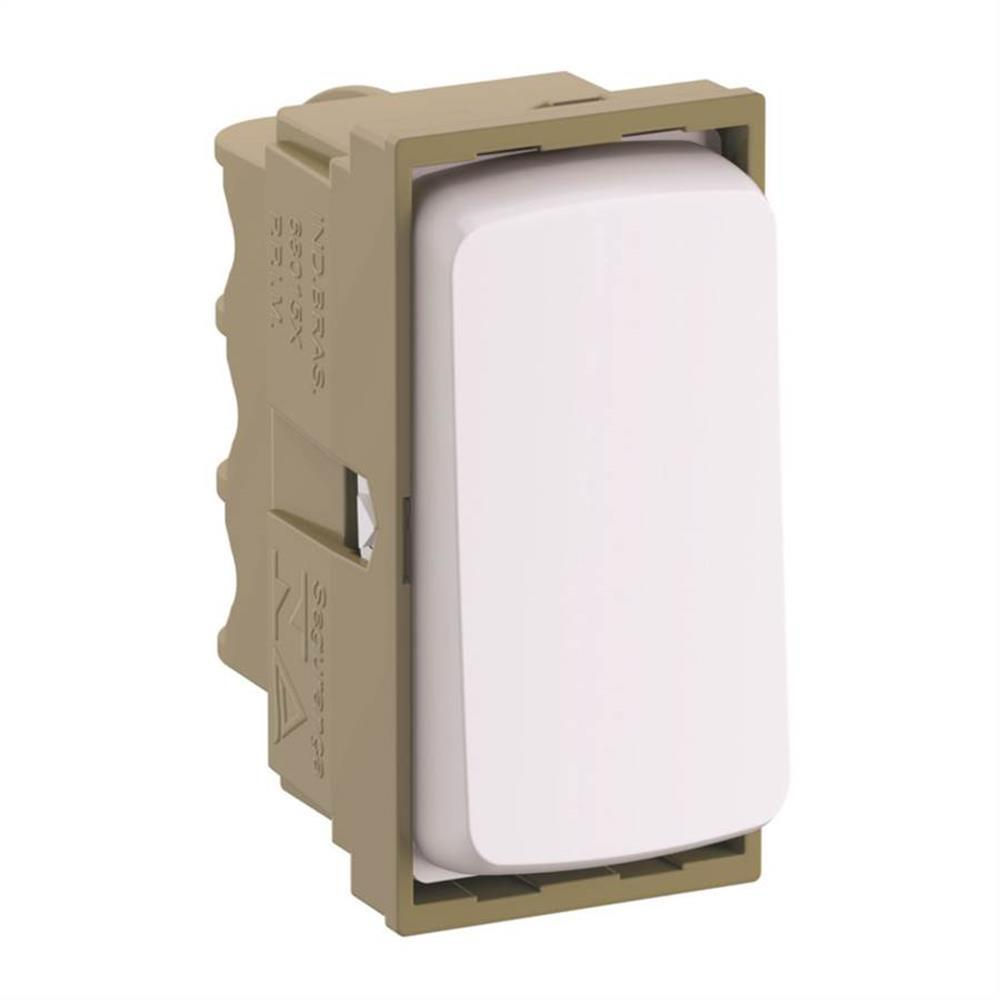 Módulo Módulo Interruptor Paralelo 10A/250VCA PVC Branco Zeffia
