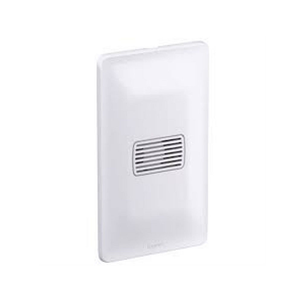 Campainha Cigarra Eletrônica 220V BR Zeffia com Placa