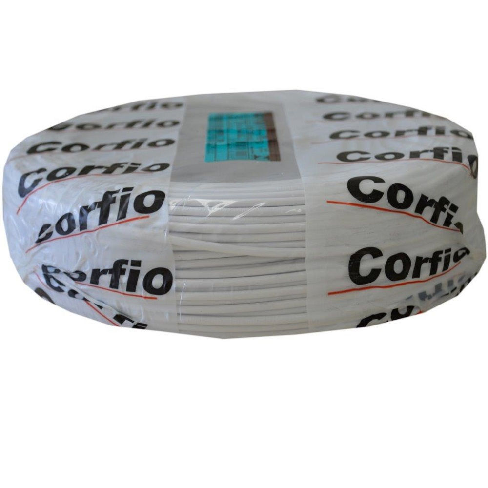 Cabo Cobre Isolado PVC 70G 750V 1x 4,00 mm² Flexível Branco NBR 247-3 Classe 5