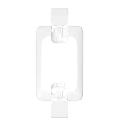 Placa PVC Cega 4x2 Branca POP com Suporte