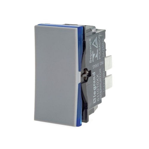 Módulo Módulo Interruptor Intermediário 10A/250VCA PVC Cinza Linha Pial PLUS Mais