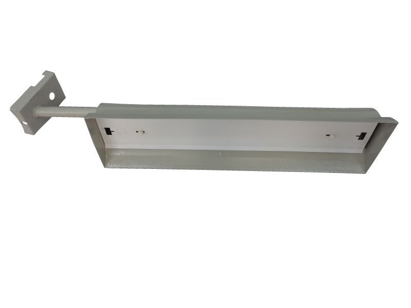 Luminária pública Luminária Pública 2x20/18/16W Chapa Alumínio com Soquete G13 Refletor Chapa sem Grade