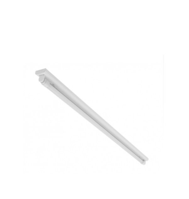 Luminária Comercial Luminária Comercial Sobrepor 1x40W para Lâmpada Tubular LED HO com Soquete G13 Chapa sem Aletas Branca 240 cm