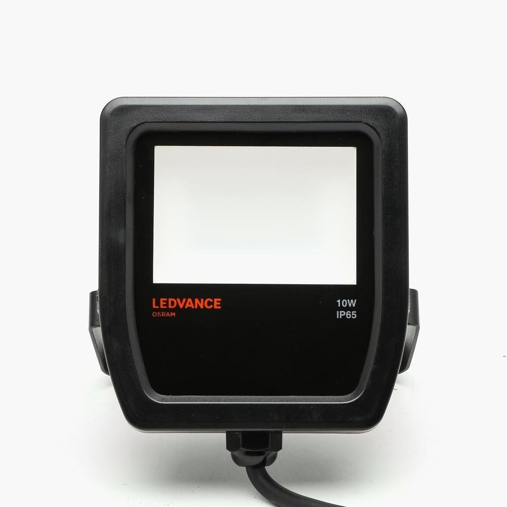 Projetor Led 10W Alumínio Floodlight 5000K 1200 lm Bivolt Preto IP65 50.000H