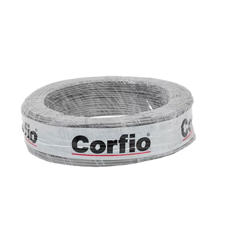 Cabo Cobre Isolado PVC 70G 750V 1x 6,00 mm² Flexível Cinza NBR 247-3 Classe 5