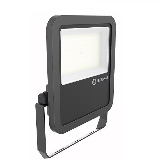 Projetor Led 80W Alumínio Floodlight 5000K 10000 lm Bivolt Preto IP65 50.000H