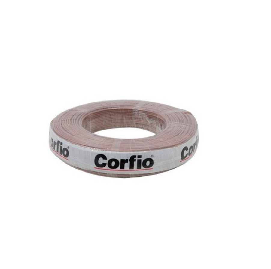 Cabo Cobre Isolado PVC 70G 750V 1x 1,50 mm² Flexível Marrom NBR 247-3 Classe 5