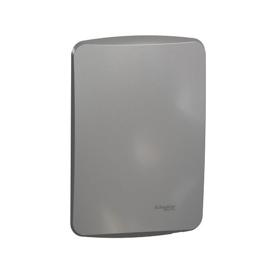 Placa PVC Cega 4x2 Alumínio Metal Miluz com Suporte