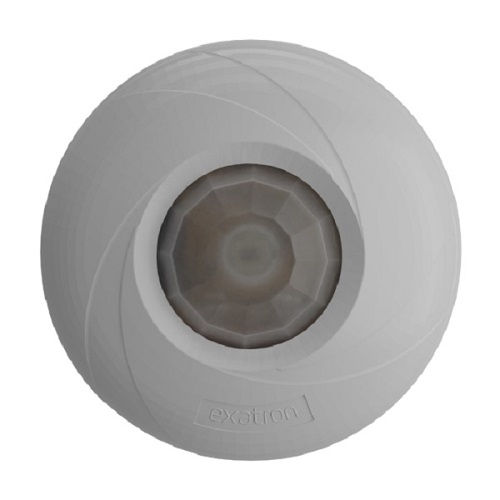 Sensor Presença Teto Embutir/Sobrepor SLIM 360G Bivolt Branco Alcance 7 M com Controle DIP
