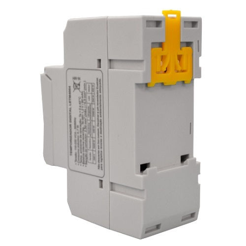 Relé Programador Relé Programador Horário LET 16A 110-220VCA 1NA+1NF Horas/Dias/Semanas Trilho DIN 35 mm 40 PRG Display LCD