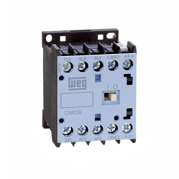 Contator Principal Tripolar 9A Mini 1NA 110VCA 60 Hz CWC09 Conexão para Parafuso