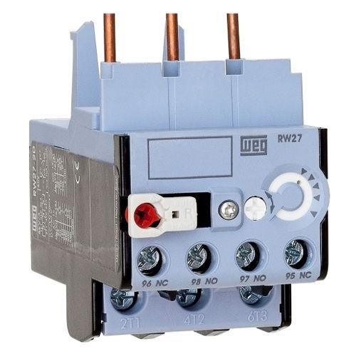 Relé Sobrecarga Relé Sobrecarga Tripolar RW27-1D 10,00-15,00A 1NA+1NF para CWM9A CWM40 Conexão para Parafuso