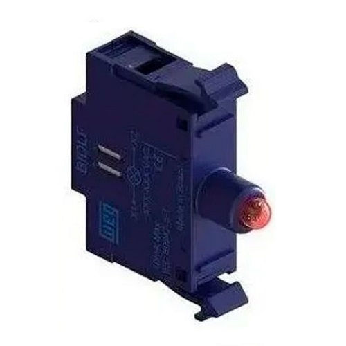 Bloco Iluminação com LED Integrado 24VCA/CC Vermelho