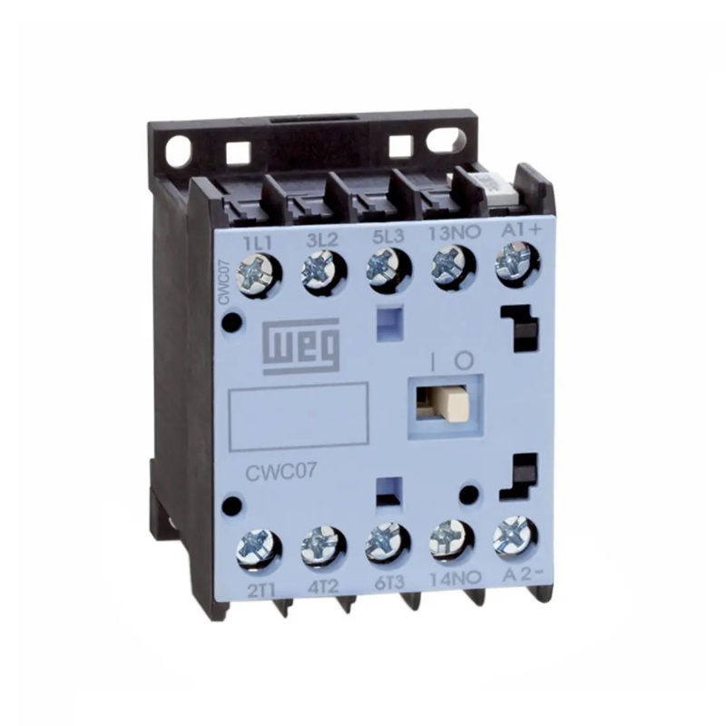 Contator Principal Tetrapolar 7A Mini 4NA 220VCA 60 Hz CWC07 Conexão para Parafuso