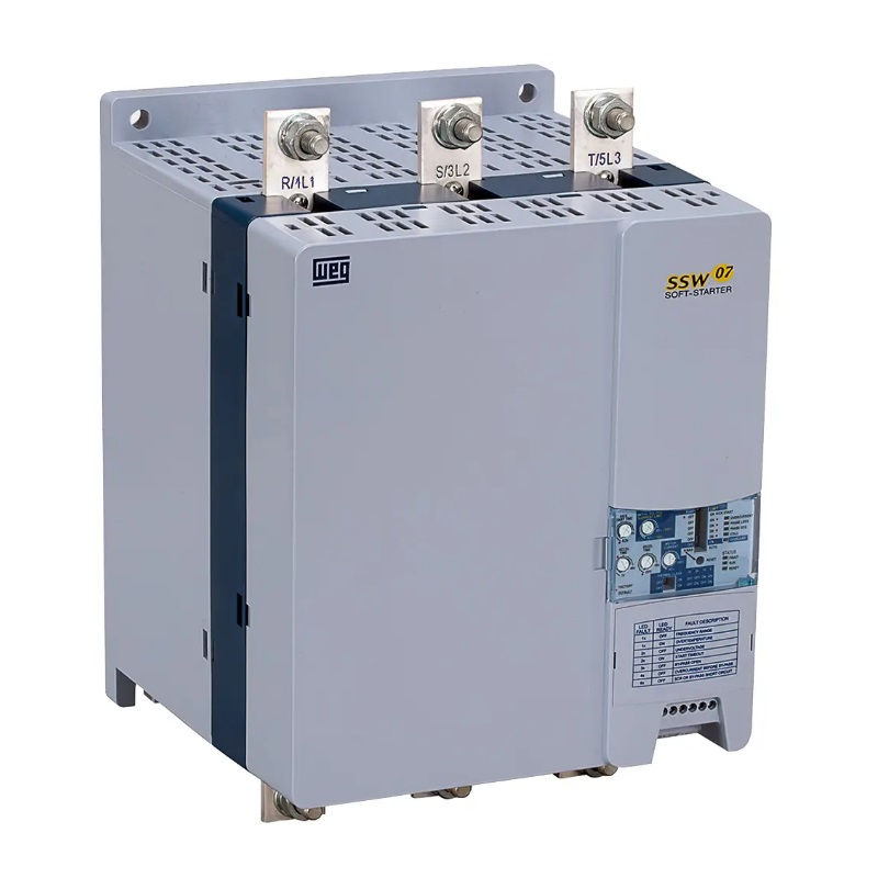 SoftStarter SSW07 220/380/440VCA 125/200/250 CV 312A 90/150/185 kW Tensão de Comando 220VCA IP20 Tensão para Ventilação 110VCA