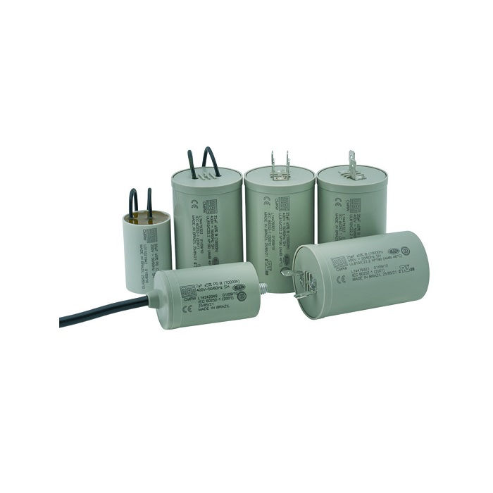 Capacitor Filme Ca 45UF 250VCA 50/60 Hz Fast On Duplo para Partida de Motor