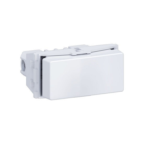 Módulo Módulo Pulsador Universal 10A/250VCA PVC Branco Linha Equille com Ponto Gravado para Tampa Wetzel