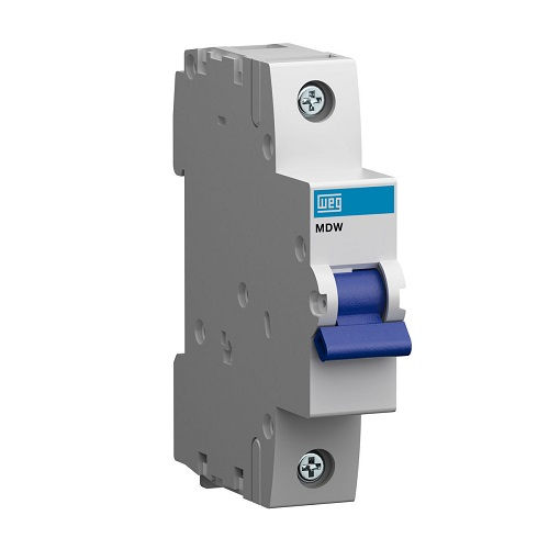 Disjuntor Termomagnético Fixo Unipolar MDW B 50A 5 KA/3 KA 127/220VCA DIN