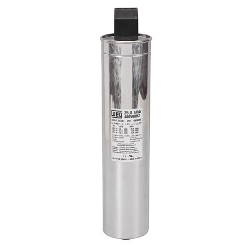 Capacitor Correção Fator de Potência 12,5 KVAR 380VCA Trifásico Tipo Célula sem Caixa 60 Hz