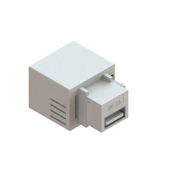 Módulo Módulo Carregador USB 5V 2,1A Bivolt Branco QTMOV