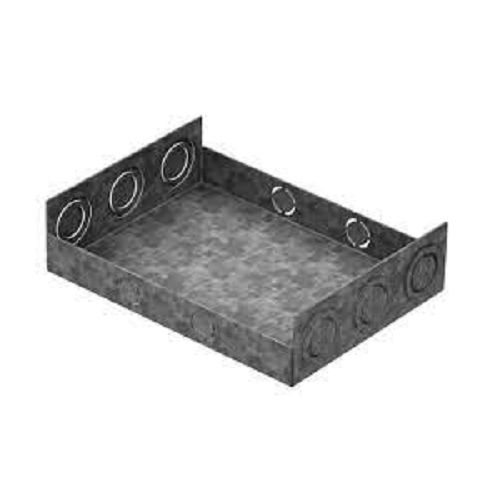 Suporte Caixa Piso Chapa Galvanizada 50x195x145 mm para Eletroduto Standard