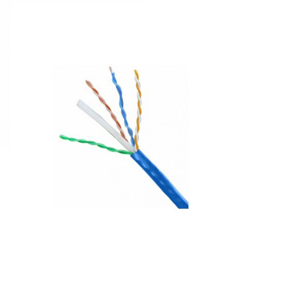 Cabo Cobre Lógico PVC 4 Pares 24 AWG UTP CAT6 LSZH Azul Não Halogenado Caixa com 305 M