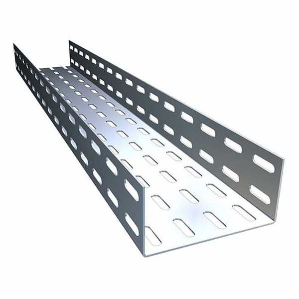 Eletrocalha Perfurada Galvanizada Eletrolítica 150x100x3000 mm sem Tampa sem Virola Chapa 24