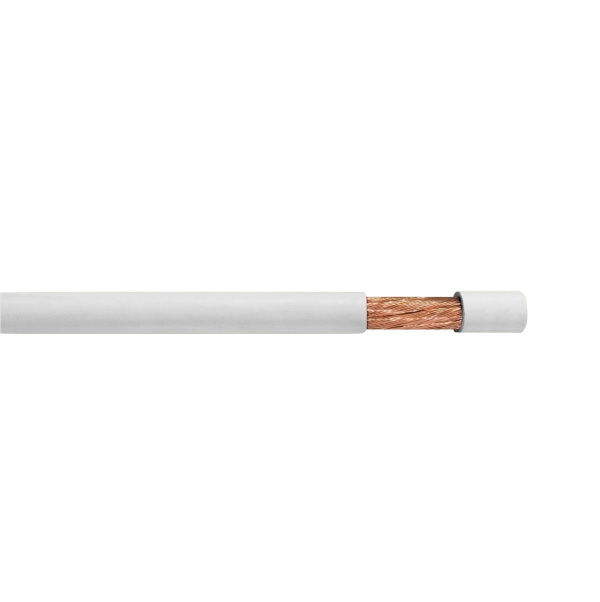 Cabo Cobre Isolado Silicone 200G 750V 1x 2,50 mm² Flexível Branco