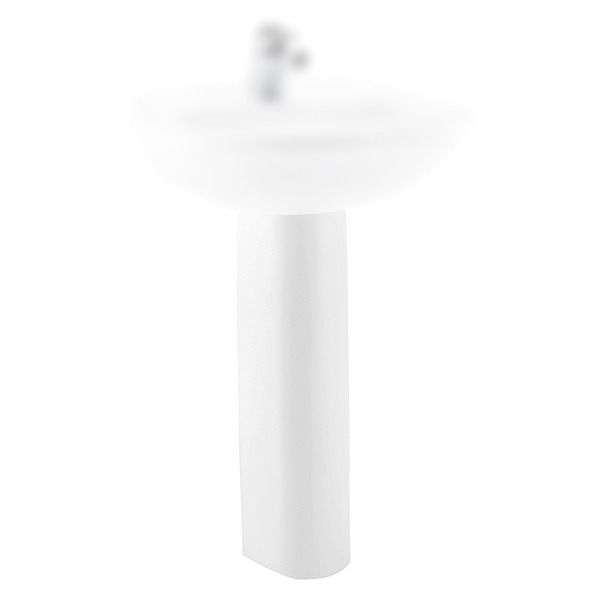 Coluna Para Lavatório Branca Village