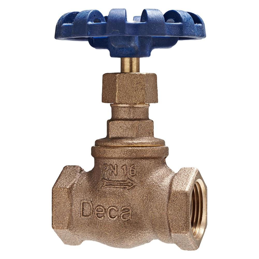 Válvula Válvula Bronze Globo com Disco Removível Passagem Plena 1"