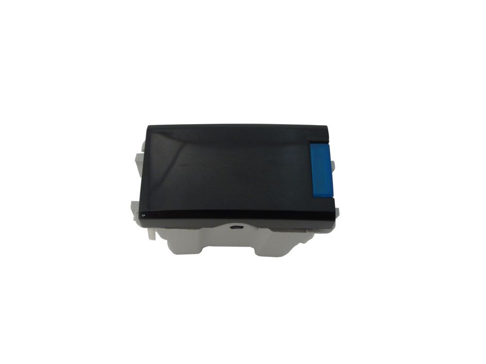 Módulo Módulo Interruptor Simples 10A/250VCA PVC Negro Piano Linha Step