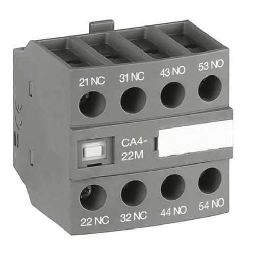 Bloco Contato Frontal 3NA+1NF para Contator AF CA4 Conexão Parafuso