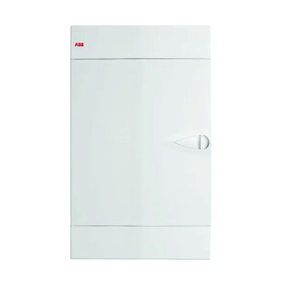 Quadro de Distribuição Quadro de Distribuição PVC Sobrepor 36 Disjuntores DIN sem Barramento sem Geral Branco Porta Opaca