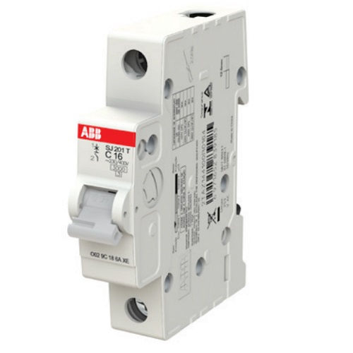 Disjuntor Termomagnético Fixo Unipolar SJ201T C 50A 5 KA/3 KA 127/220VCA DIN