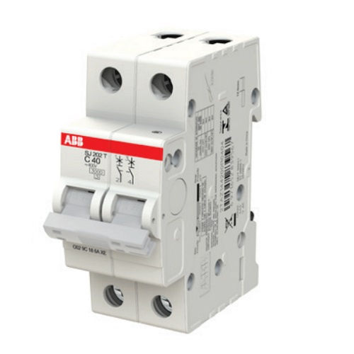 Disjuntor Termomagnético Fixo Bipolar SJ202T C 63A 5 KA/3 KA 220/380VCA DIN