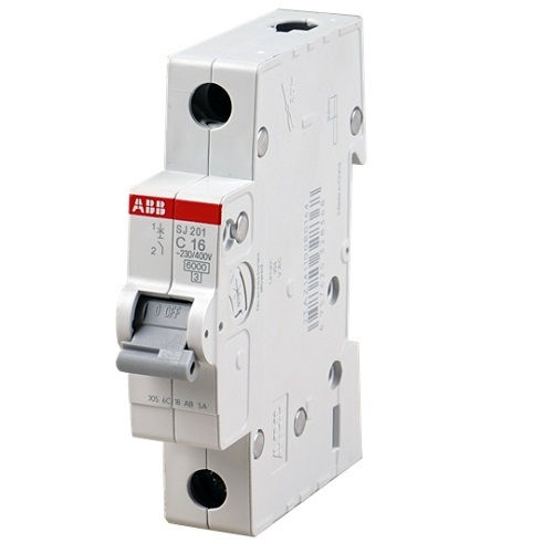 Disjuntor Termomagnético Fixo Unipolar SJ201 C 20A 10 KA/6 KA 127/220VCA DIN