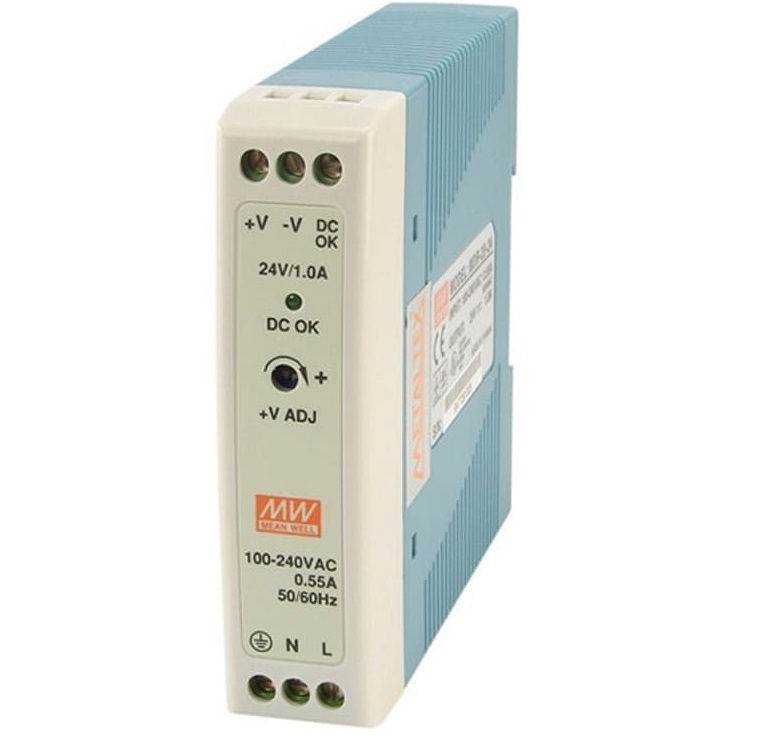 Fonte Alimentação Chaveada Monofásica 1A 24W 127/220VCA 24VCC para Trilho DIN