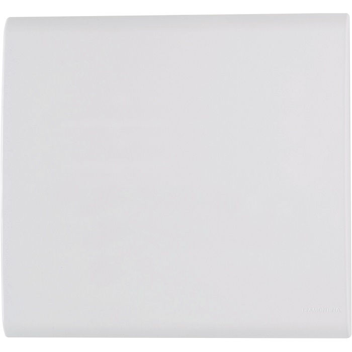 Placa PVC Cega 4x4 Branca Linha LIZ com Suporte