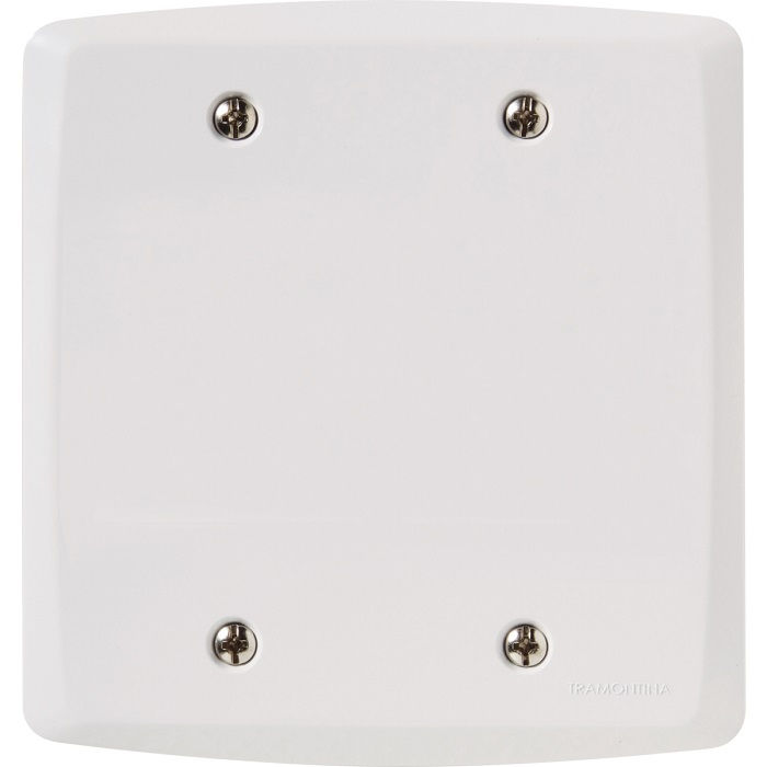 Placa PVC Cega 4x4 Branca Linha LUX2