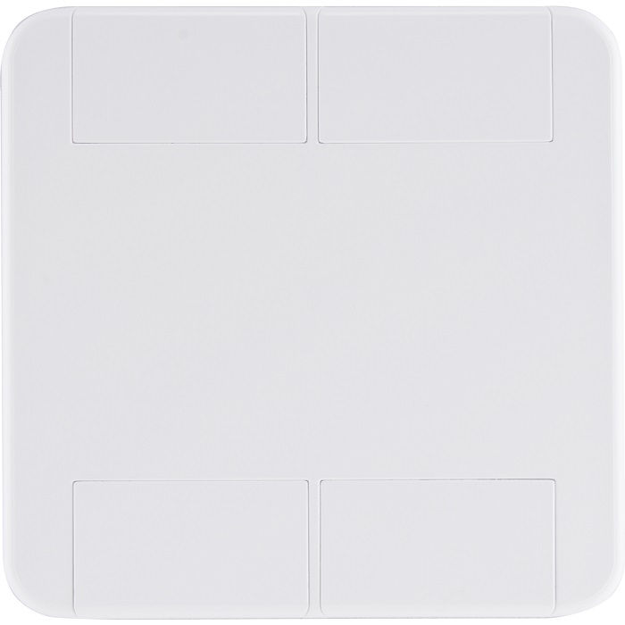 Placa PVC Cega 4x4 Branca Linha Tablet com Suporte