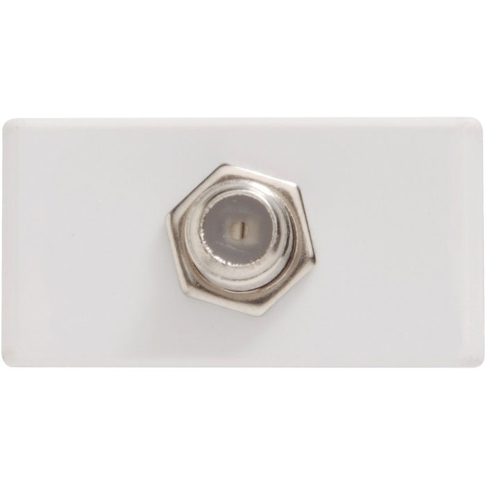 Módulo Módulo Tomada Antena TV Coaxial 75OHMS PVC Branco LINHAS:GIZ/LIZ/LUX2