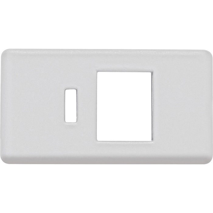 Módulo Módulo Frontal para Conector RJ45 sem Conector PVC Branco LINHAS:GIZ/LIZ/LUX2 /Tablet/Lizflex/Plastibox/Conduletes