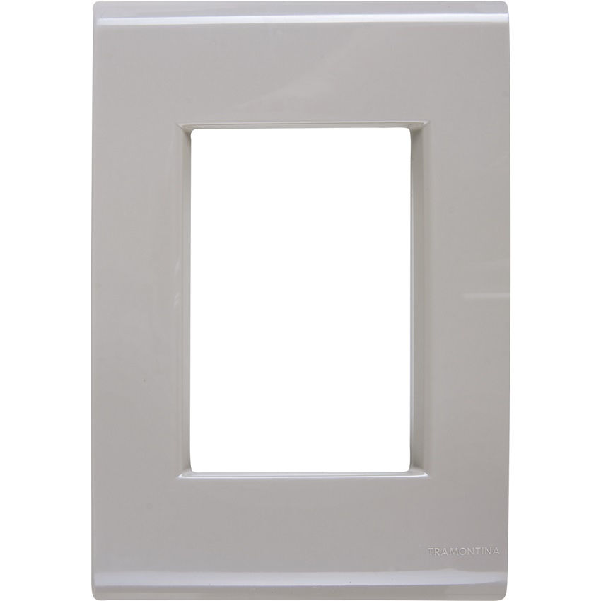 Placa PVC para 3 Módulos 4x2 Fendi LIZ com Suporte