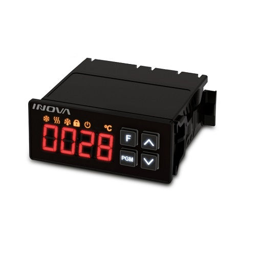 Controlador Temporizador Digital 0 SEG a 99H 85-250VCA 75x33 mm com 1 Entrada Digital com 3 Saídas