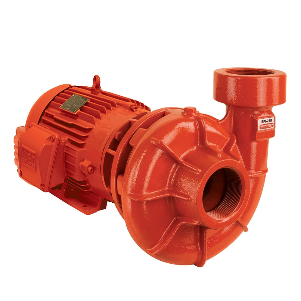Motobomba Centrífuga Trifásica 5,00 CV BPI-21 R 2.1/2" 220/380/440VCA Prevenção Incêndio Vermelha
